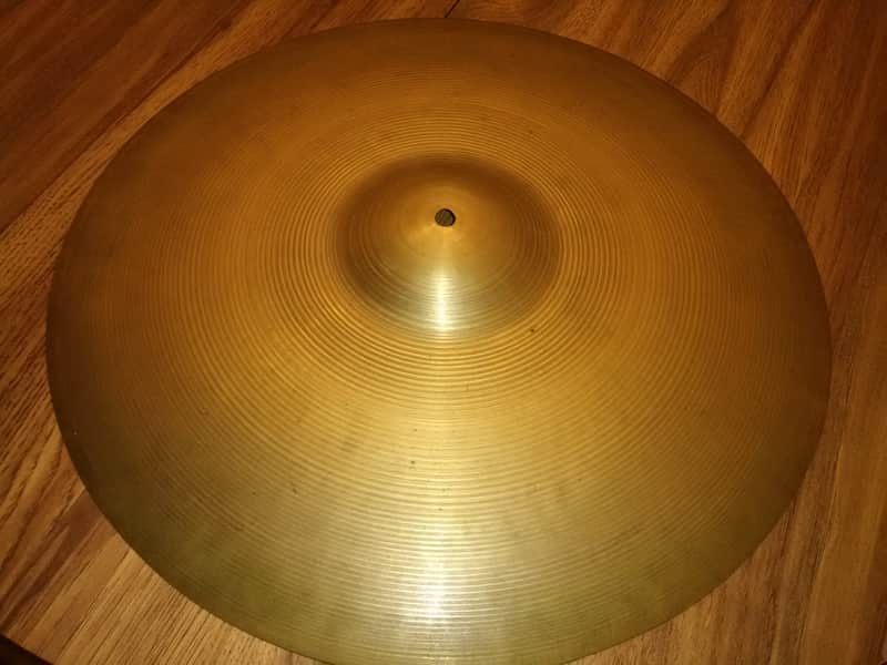 Zildjian 18" Transition Stamp Ride/Crash cymbal early 1950's - 1392 gm + VIDEO image 1
