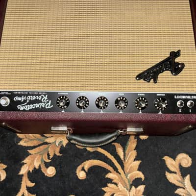 Fender '65 Princeton Reverb Reissue "Bordeaux Reserve" FSR Limited Edition 12-Watt 1x12" Guitar Combo 2010s - Wine Red / Wheat image 6