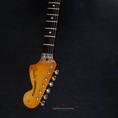 Fender Stratocaster Deluxe Series HSS Terminator Metallic Silver Floyd Rose Heavy Relic image 10
