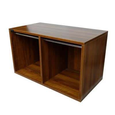 Sefour 12inch LP Vinyl Record Carry Storage Box 250 (large, mid century rosewood) image 2