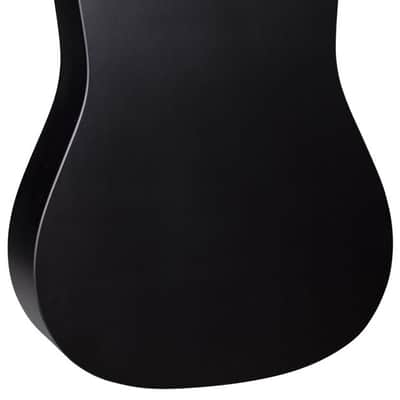 Martin DXE JohnnyCash, BlackHPL w/Gig Bag, Left-Handed image 2