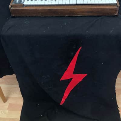 Moog Mini Moog actual David Bowie Ziggy one with original case and provenance 1970s - dark wood image 2