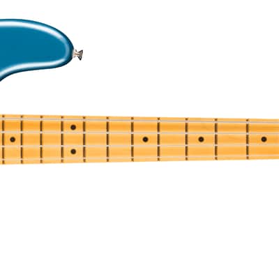 Fender American Professional Classic Precision Bass Maple FB Faded Lake Placid Blue with Bag image 1