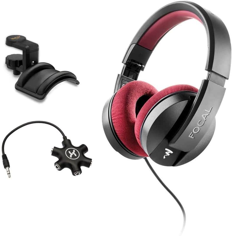 Focal Listen Professional Closed-Back Circul-aural Headphones, Black