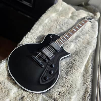 2017 ESP LTD EC-401 Black Gloss EMG 81/60 w/gig bag image 2