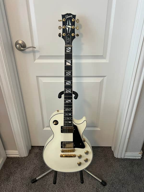 Gibson Custom Shop Les Paul Custom Made 2 Measure Split Block Inlays - Alpine White VOS image 1
