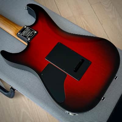 Schecter USA Sunset Custom-II HSS, Tiger Eye Satin with Tweed Hardshell Case image 8
