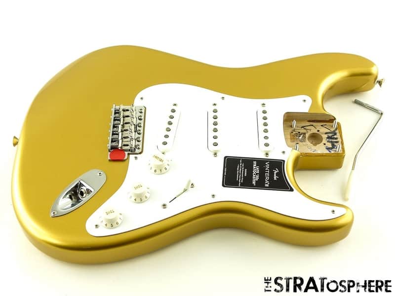 Fender Vintera III Late 50s Stratocaster Strat LOADED BODY 1950s Aztec Gold image 1