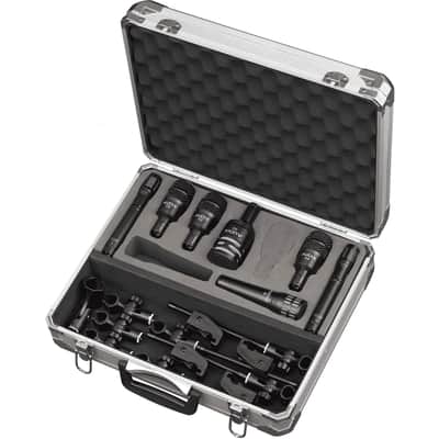 Audix DP7 7 Piece Drum Mic Package Plus Hard Case with D6 Flagship Kick Drum Mic image 2