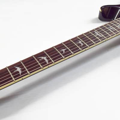 PRS SE Custom 24 Semi-Hollow Piezo - Orange Tiger Smokeburst image 7