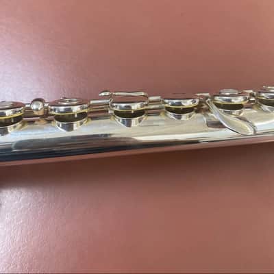 Vintage 1925 W.S Haynes Solid Silver Flute, French (open) Keys, New Pads; with Case image 10