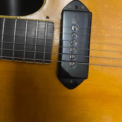 Epiphone Zephyr Regent with New York Pickup 1950 - 1958 - Natural Blonde with old p90 gibson image 4