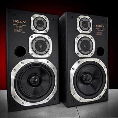 SONY SS-D501 Collector's Vintage Stereo Bookshelf Speakers image 2