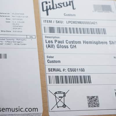 Gibson Exclusive M2M Les Paul Custom - All Color Changing Hemisphere Shift image 21