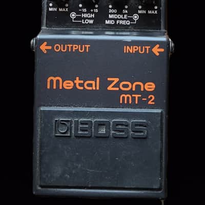 Boss MT-2 Metal Zone (Silver Label) 1991 - Present - Black image 1