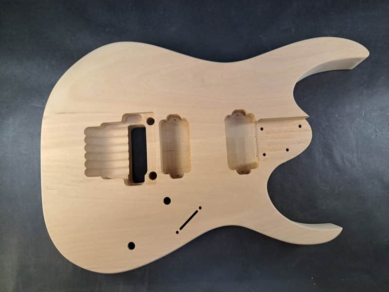 Unfinished Basswood HxH RG body fits Ibanez (tm) RG and Jem Necks J2510 image 1