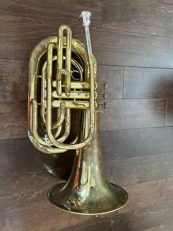 Yamaha YBH 301M Marching Baritone Horn with mouthpiece image 1
