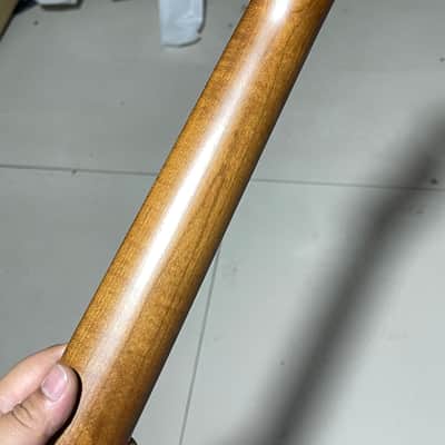 stainless steel 22 frets A+ Reverse headstock 22frets Roasted Maple Electric guitar neck Rosewood 25.5inch hole 10mm Radius:9.5inches.satin tele image 5