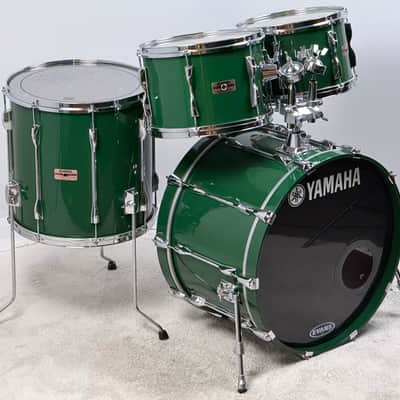 Yamaha 22/12/13/16" Recording Custom 90's Drum Set - Jade Green image 5