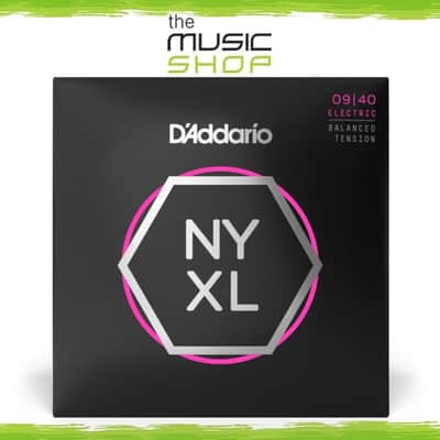 D'Addario NYXL 9-40 S/Light Balanced Tension Electric Guitar Strings- NYXL0940BT image 1