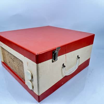 Vintage Voice of Music Record Player Model 1260 tube speaker portable retro image 10