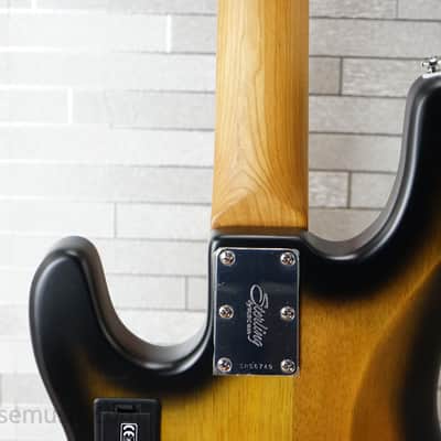 Sterling StingRay Ray34HHSM - Natural Burst Satin image 8