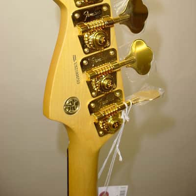 Fender 75th Anniversary Commemorative Jazz Bass, Rosewood Fingerboard, 2-Color Bourbon Burst w/ Case image 5