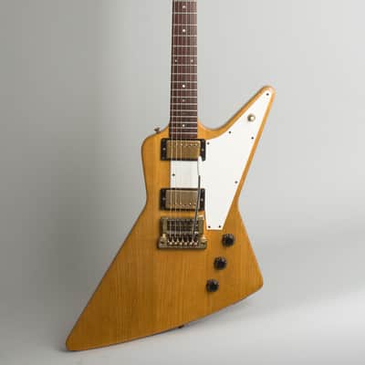 Gibson Explorer Custom Shop Korina Edition Solid Body Electric Guitar (1983), ser. #80483500, original black hard shell case. image 1