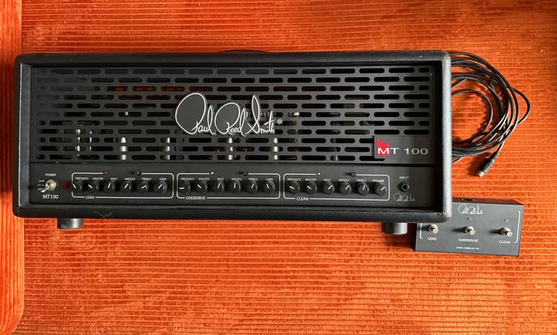 PRS MT 100 Mark Tremonti Signature 3-Channel 100-Watt Guitar Amp Head 2023 - Present - Black