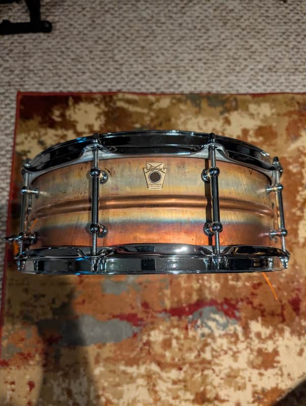 Ludwig LB550RT Raw Bronze 5x14" 10-Lug Snare Drum with Tube Lugs 2023 - Present - Raw Bronze image 1