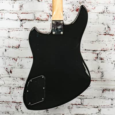 Bilt El Hombre Electric Guitar, Black w/ Lollar Jazzmaster Pickups & Case x7050 (USED) image 7