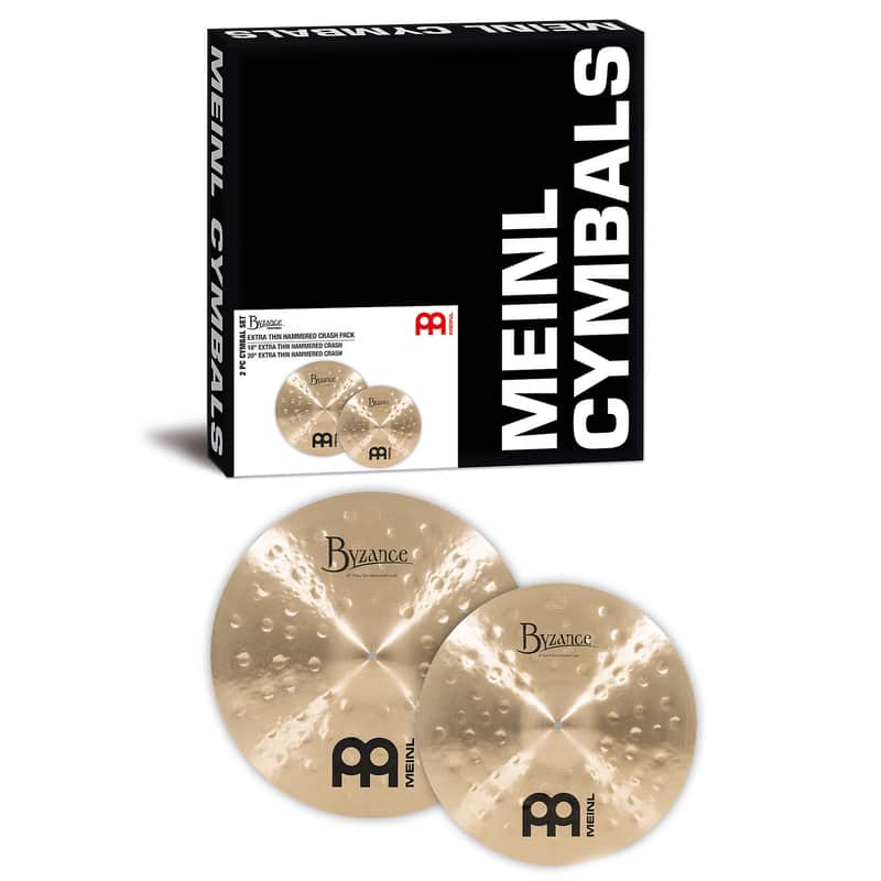 Meinl Byzance Traditional BMAT1 18"/20" Extra Thin Crash Pack image 1