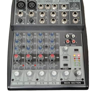 Behringer XENYX 802 Audio Mixer - 8-Input Compact - Excellent w/ Original Box & European Power supply image 1