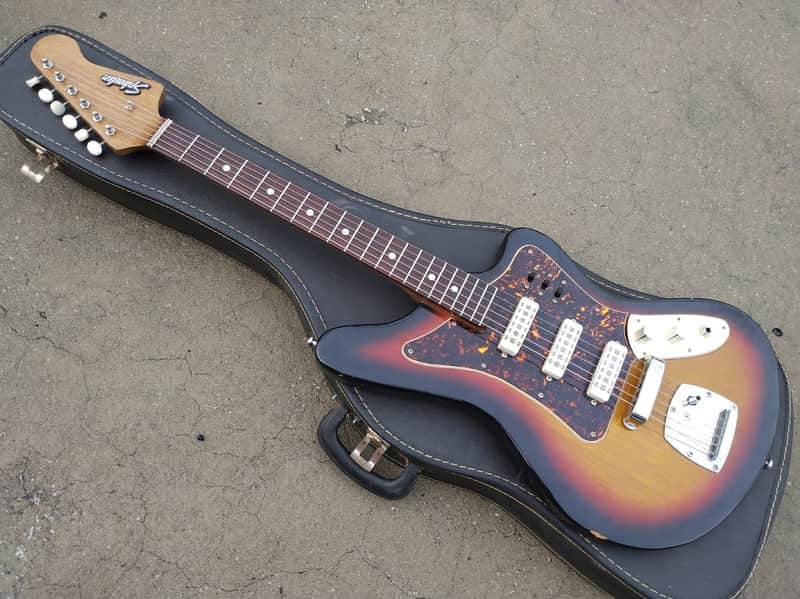 Vintage 1960's Splendor SG-803 Electric Guitar - Sunburst - Very