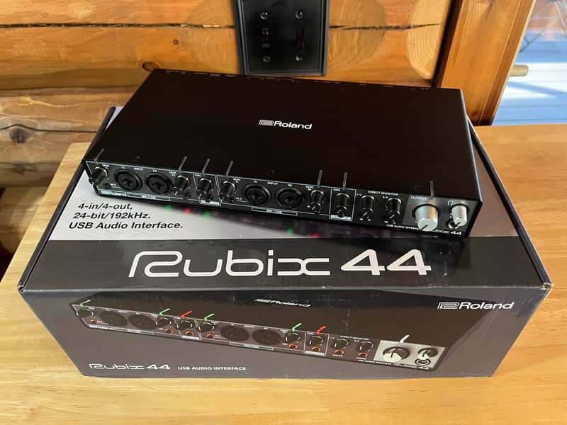 Roland Rubix 44 4x4 USB Audio Interface 2010s - Black image 1