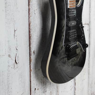 Ibanez RG450QMB Electric Guitar Quilt Maple Top Transparent Gray Burst image 8