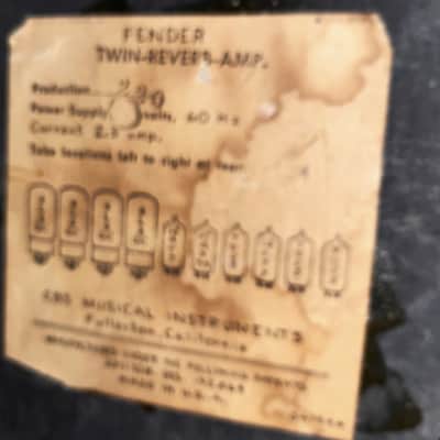 Fender Twin Reverb 1971 - Silver Face No Master - Europe Transf. 110-220 Volts imagen 15