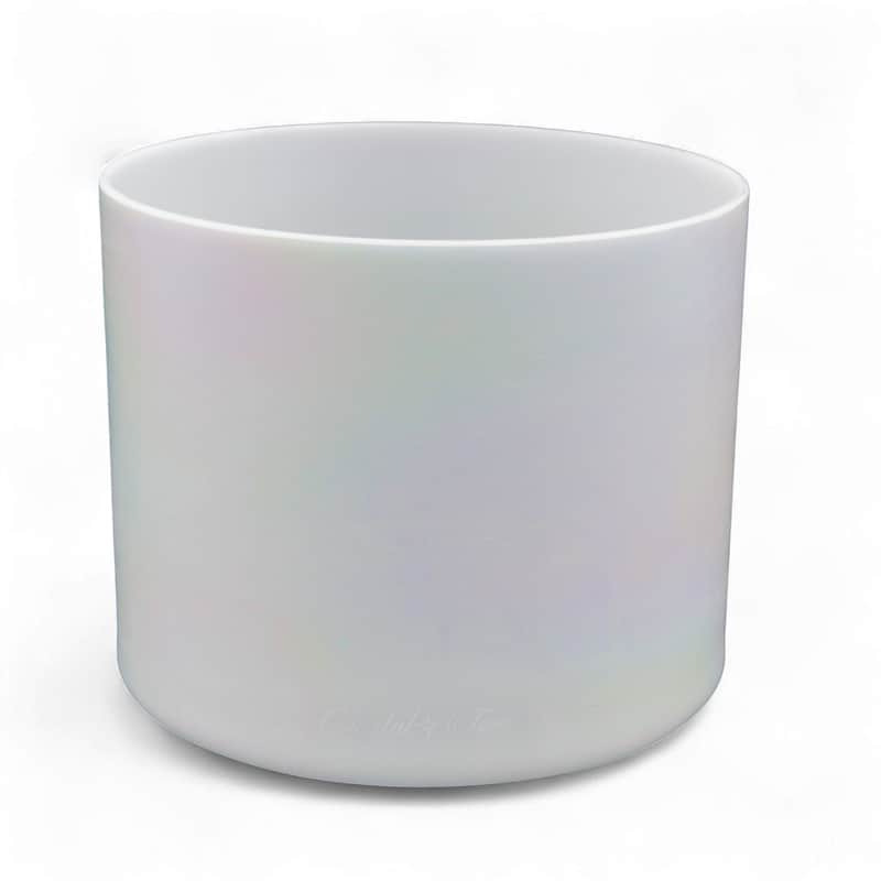 Crystal Tones 8" Mother of Platinum Quartz Crystal Singing Bowl (C#4+0) image 1