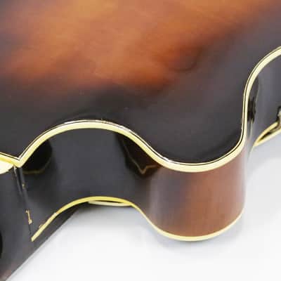 1973 Carl Barney No. 14 7-String Archtop Electric Acoustic Jazz Guitar Dark Sunburst Vintage Original Rare Early Production Made for Bucky Pizzerelli w/ Original Hard Case image 14