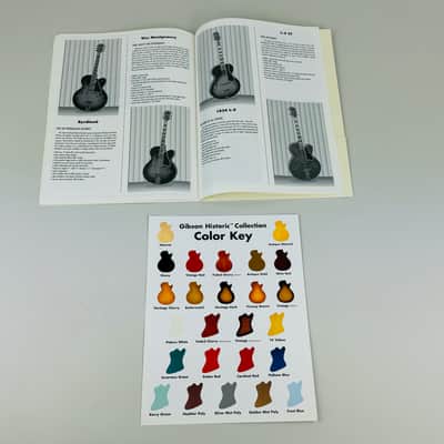 Gibson Historic Collection Catalog and Color Key Insert 1998 image 1