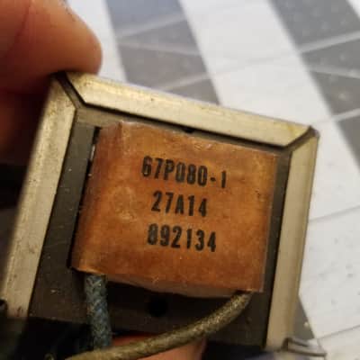 Woodward Schumacher 1275:1 [10200 Ohms] Webcor 67P080-1 27A14 Vintage Output Transformer OT Tested Tube Amp Audio 1958-1962 image 3