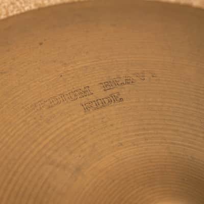 1980s Sabian 20" Medium Heavy Ride Cymbal 2755g image 5
