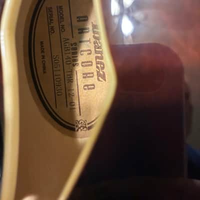 Ibanez AGB140-TBR Standard Artcore Bass 2004 - 2006 - Transparent Brown image 5