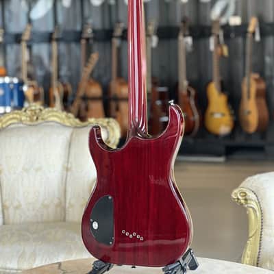 Washburn X-50Q Quilted Wine Burst image 9