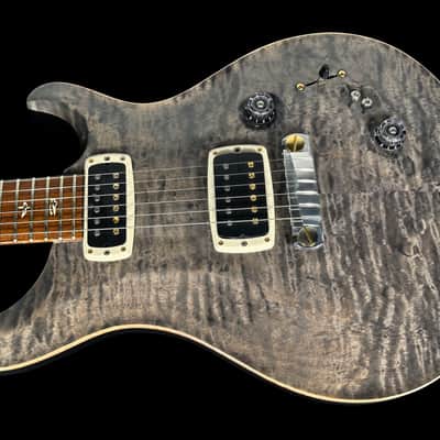 2012 Paul Reed Smith PRS 408 Flame Top with Birds ~ Grey Black image 2