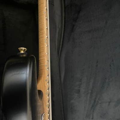 Kiesel Delos Flame Maple Neck Swamp Ash Raw tone 26.5 scale length image 5