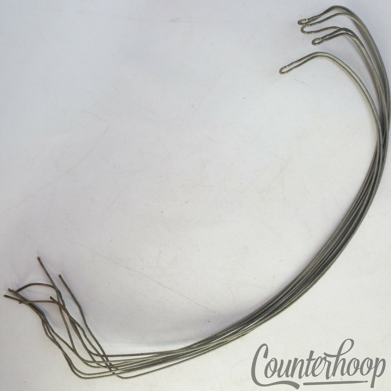 Leedy 14" 8-Strand Snare Drum Coiled Metal/Cloth 19 5/8" Wires USA Vintage 10s* — main photograph