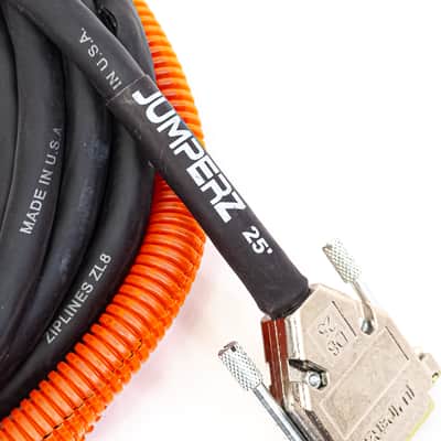 JUMPERZ JDB25-XLRM ZipLine 8-Channel DB25 to XLR Male Audio Snake – 25ft image 2