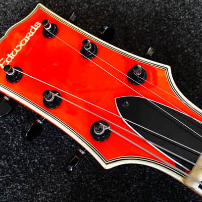ESP Edwards E-LP-85CD Les Paul Custom - Orange - VERY GOOD | Reverb