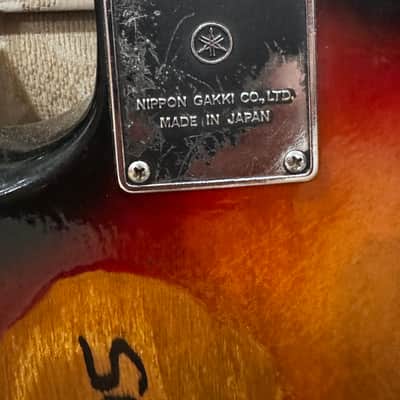 Vintage Yamaha SB-2 1960’s Nippon Gakki Japan Sunburst image 8